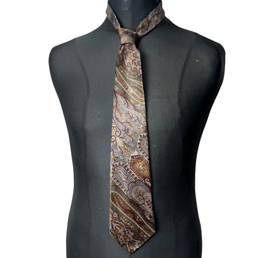 Paisley necktie 10 cm