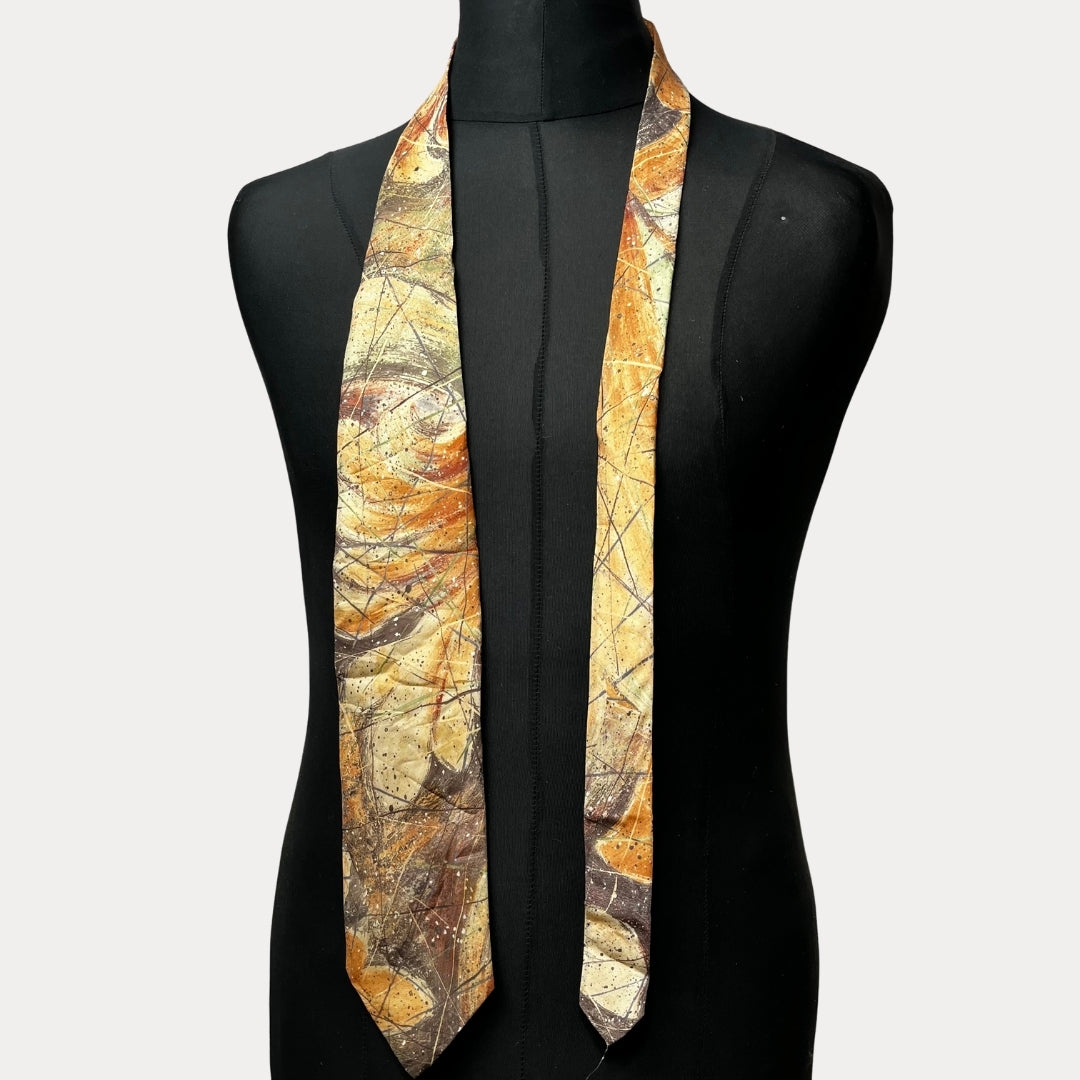 Abstract art pattern necktie 9.5cm