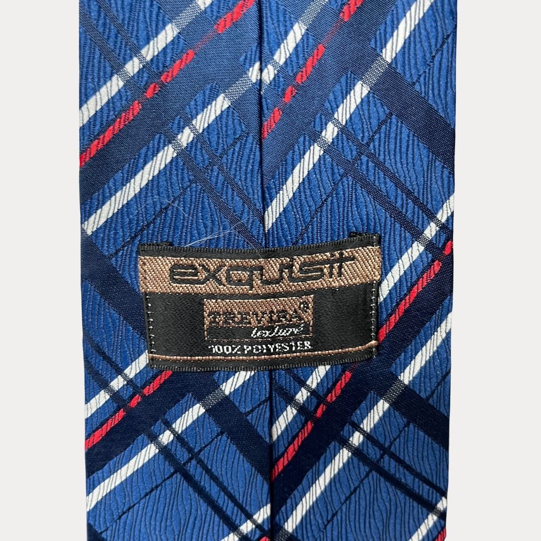 Striped Polyester necktie