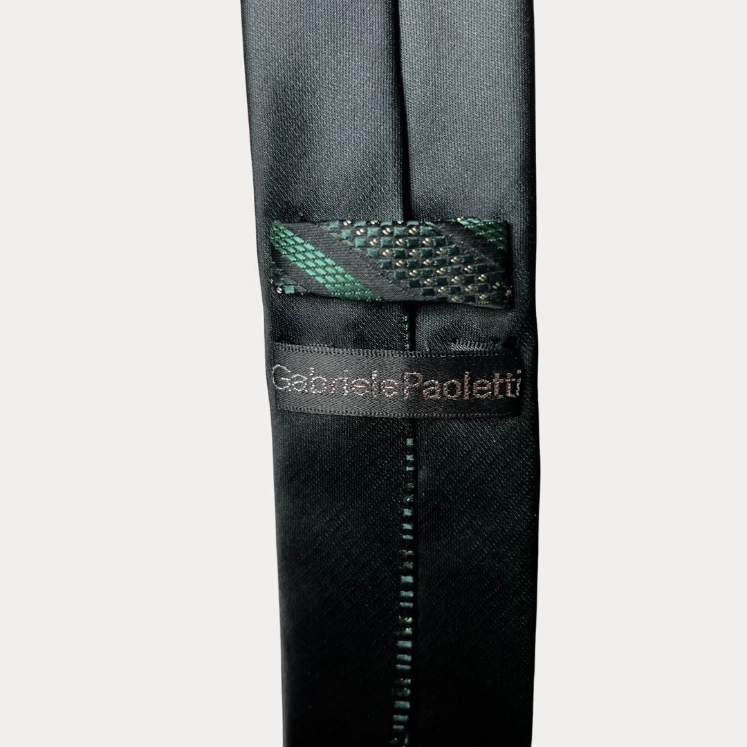 Gabrielle Paoletti silk slim necktie 5.5 cm