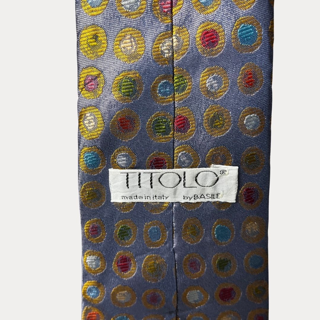 Titolo silk necktie 9.5 cm