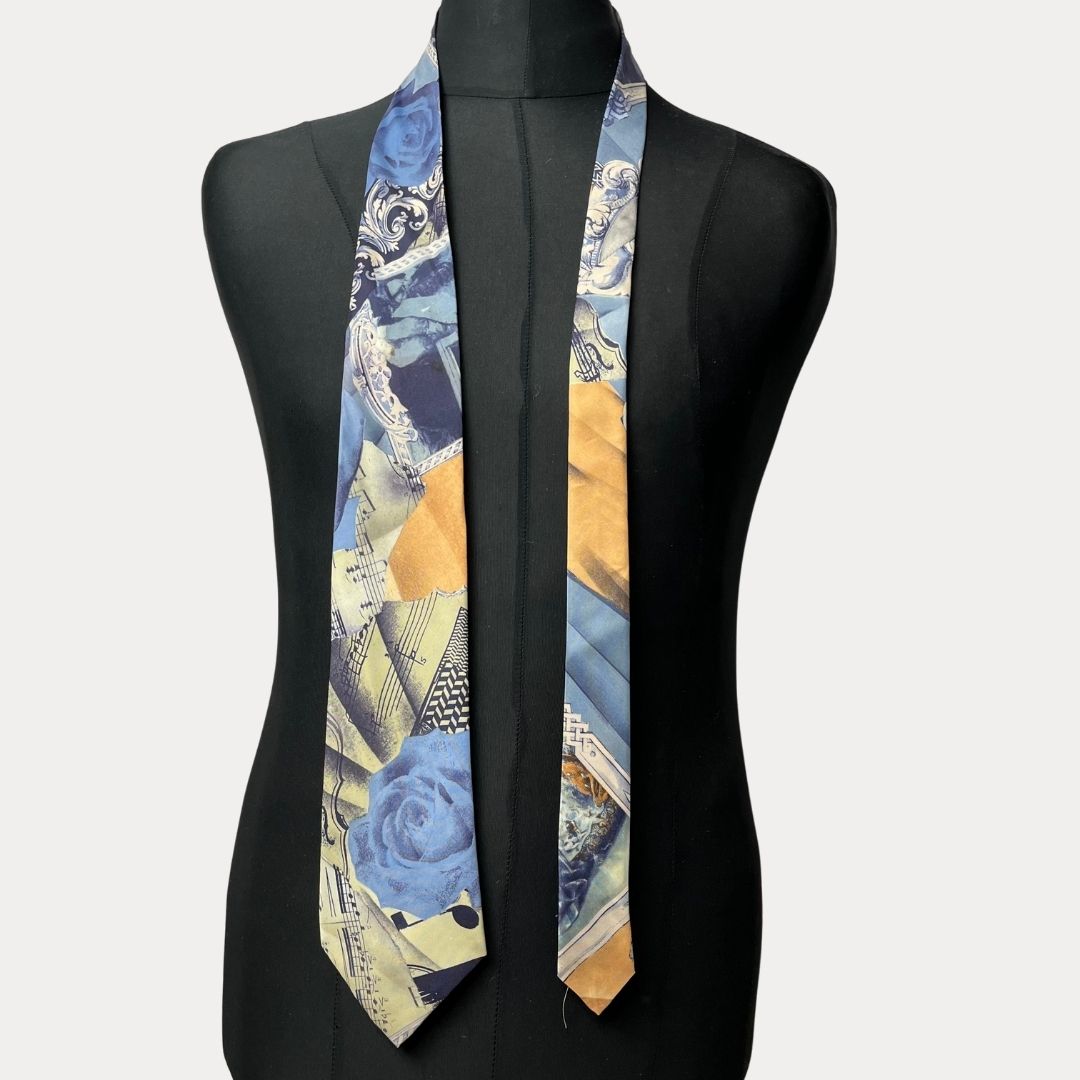 Fashion Line music print necktie