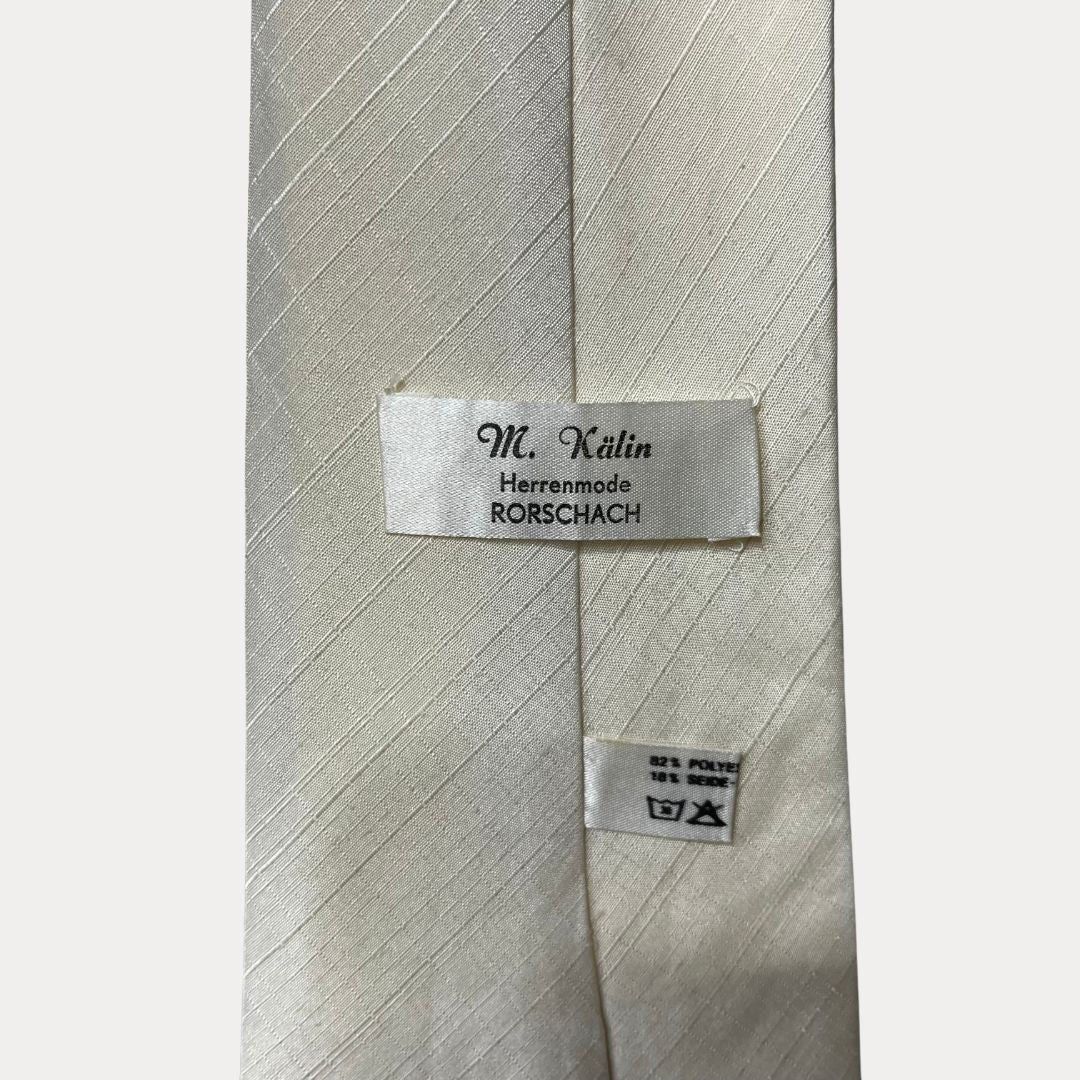 Offwhite necktie 11.5 cm