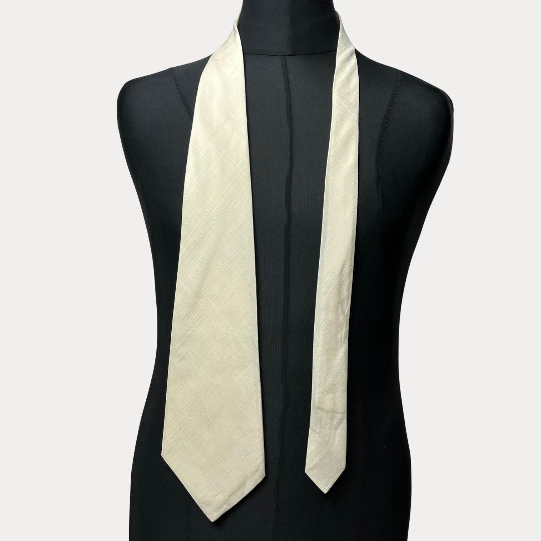 Offwhite necktie 11.5 cm