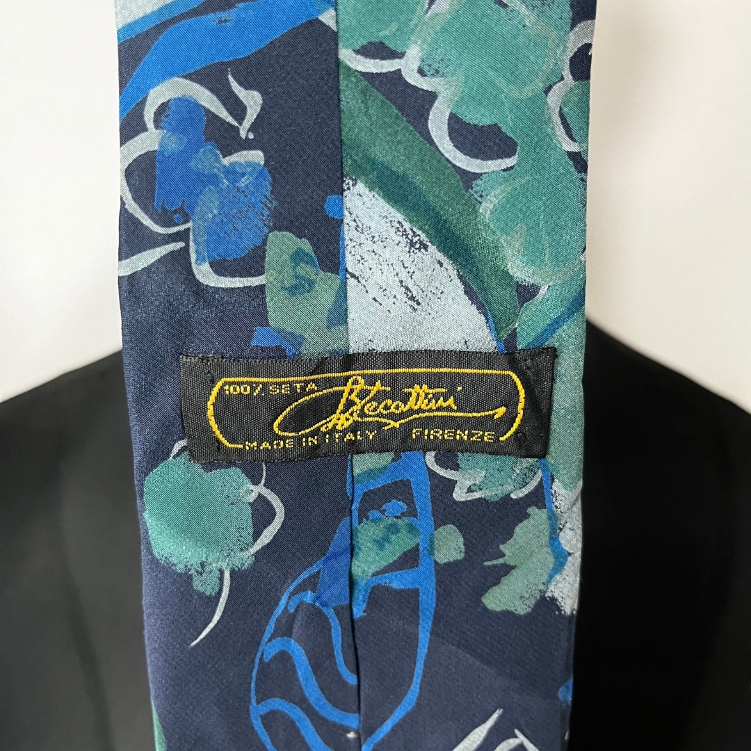 Silk necktie 9.5 cm