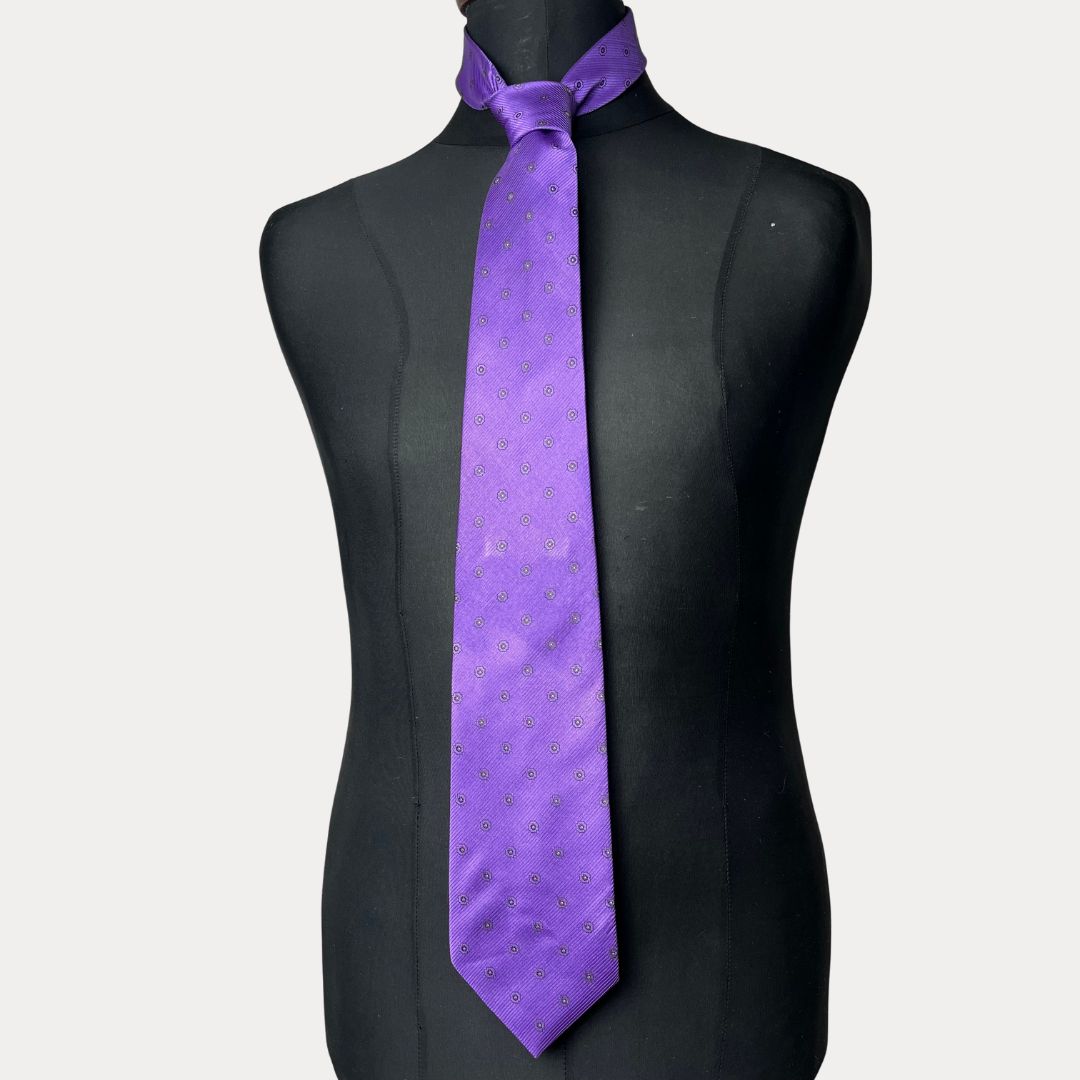 Royal Shark Purple necktie