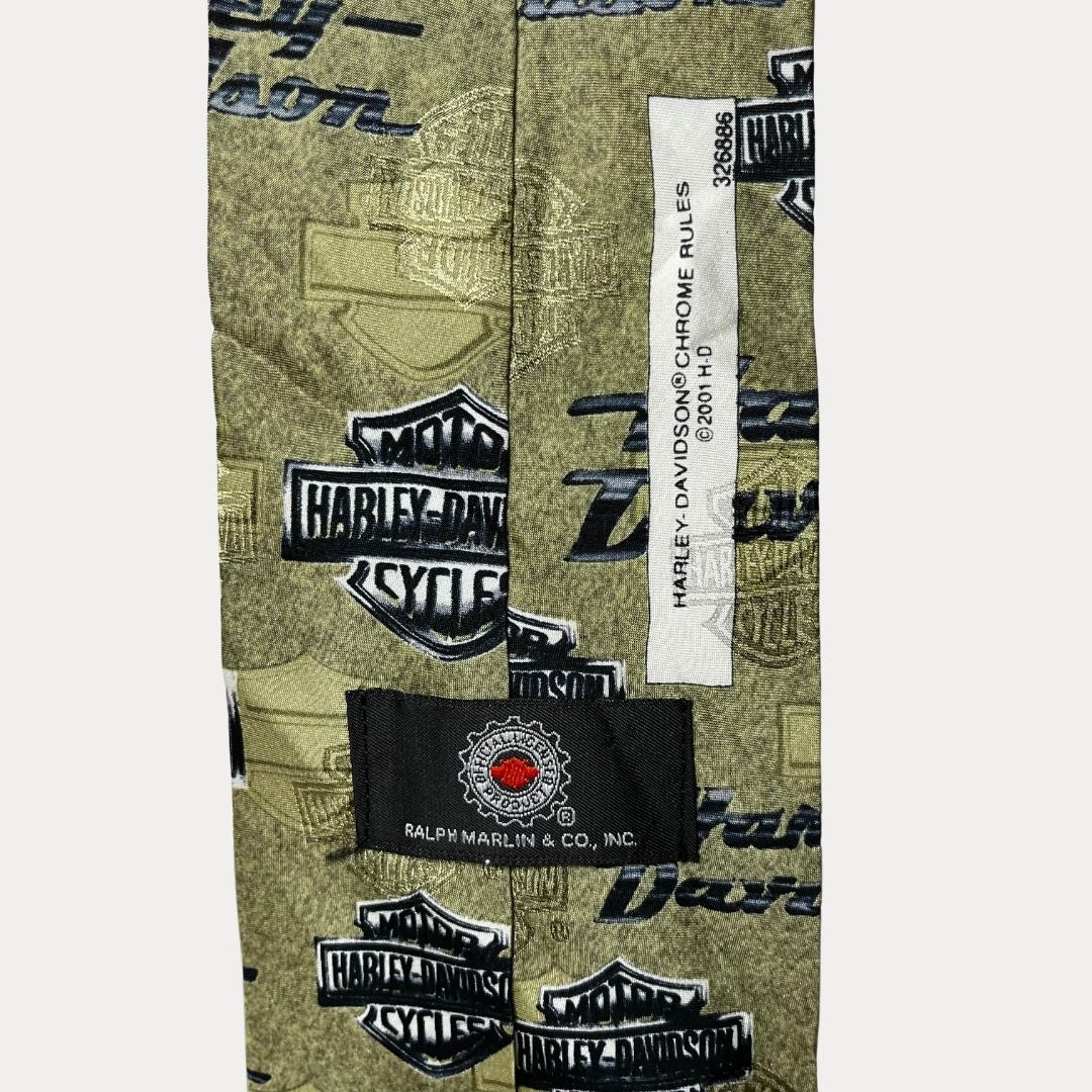 Vintage 2001 Harley-Davidson necktie