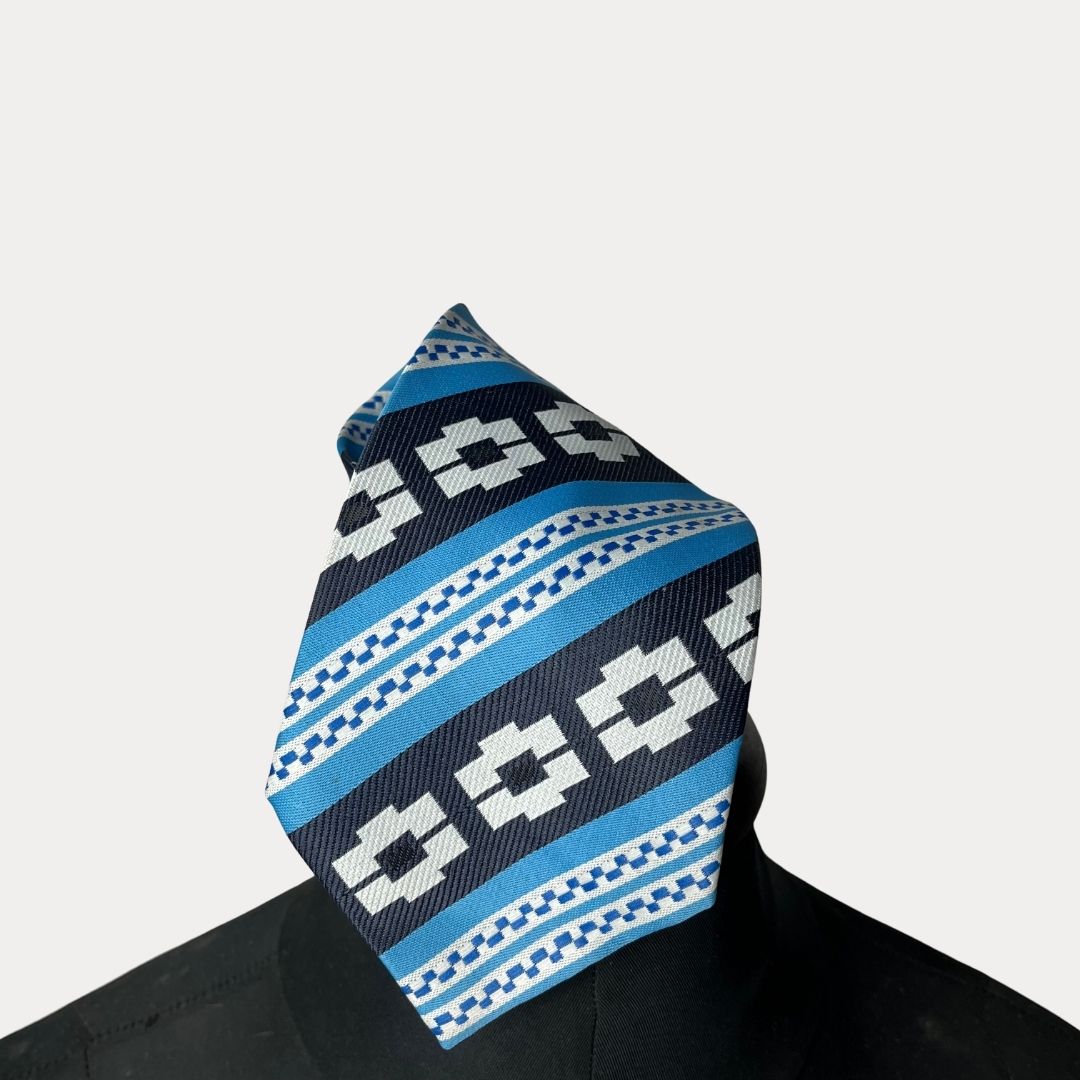 Geometric shapes necktie