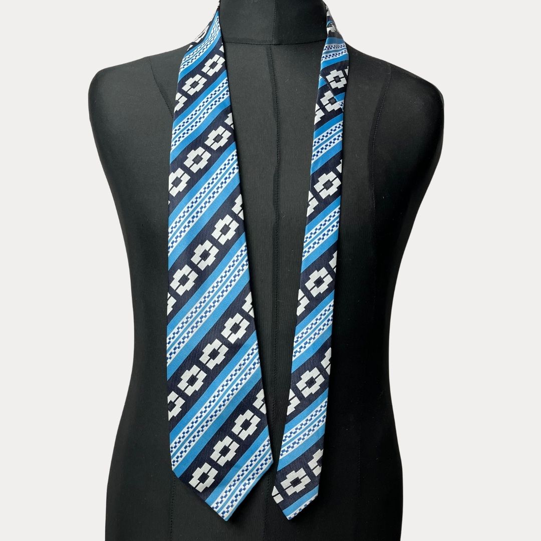 Geometric shapes necktie