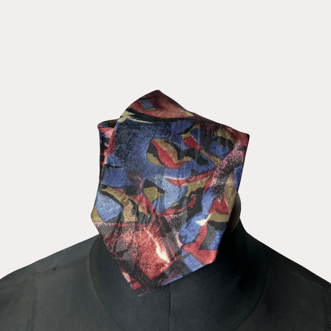 Abstract pattern necktie 9cm