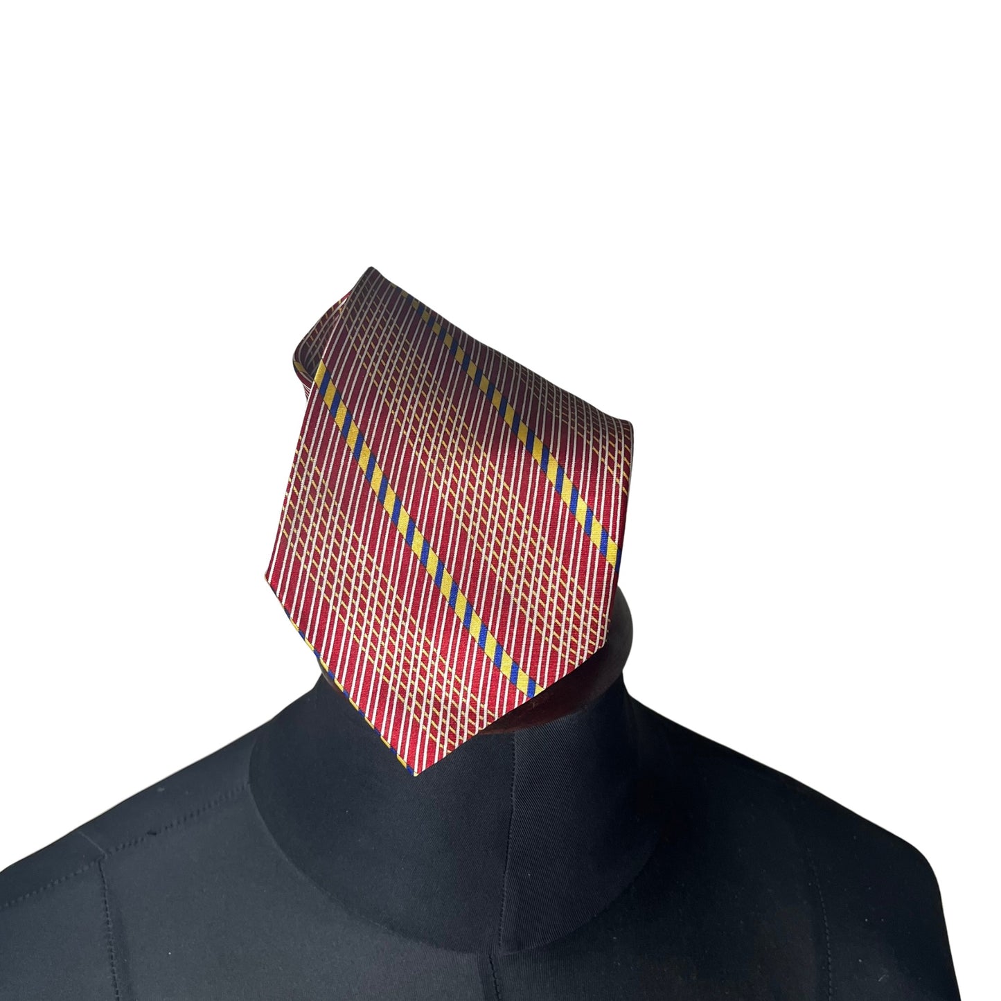 Striped necktie