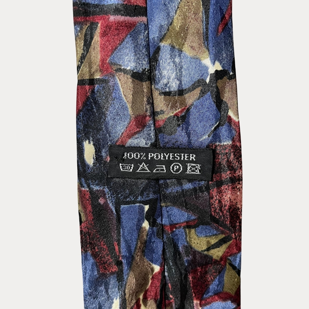 Abstract pattern necktie 9cm