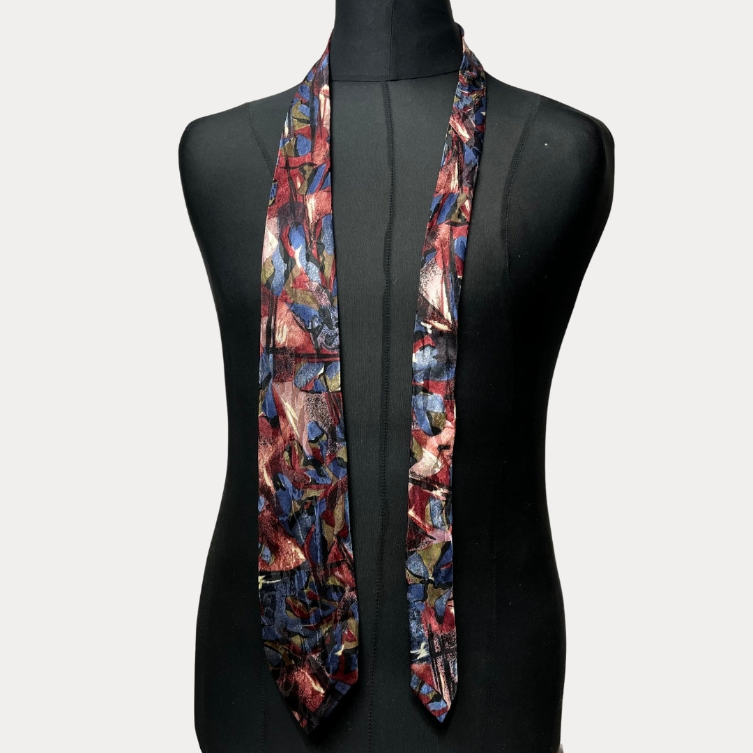 Abstract pattern necktie 9cm