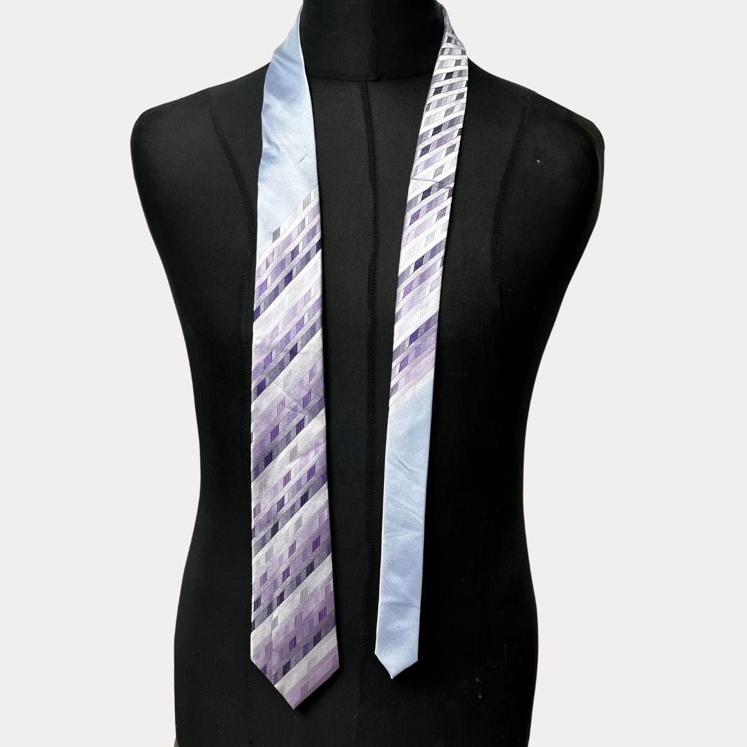 Gabrielle Paoletti striped necktie 7.5 cm