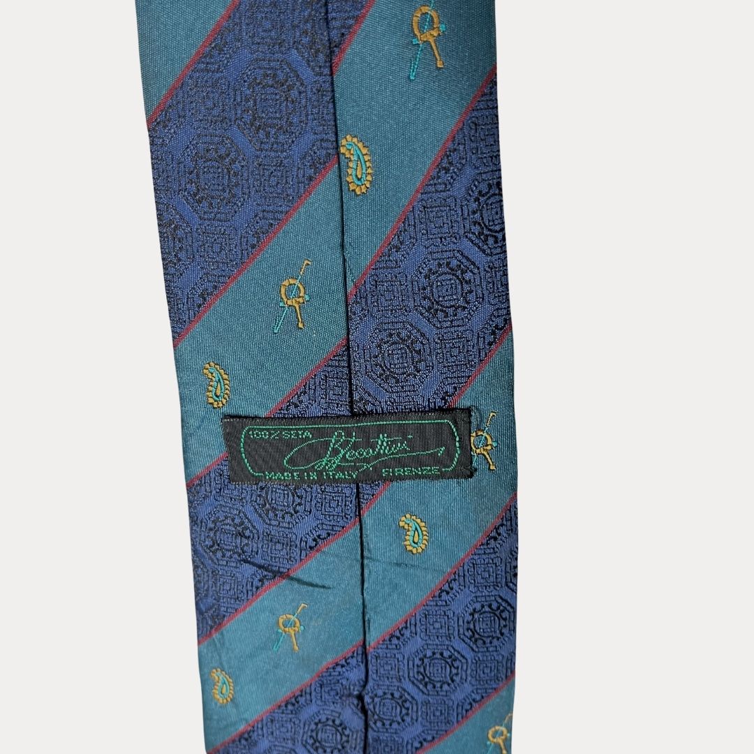 Becattini  striped necktie