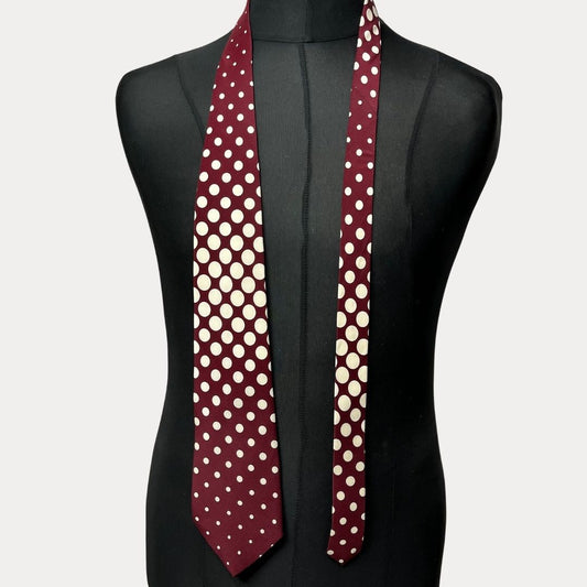 Lanvin Paris dotted necktie