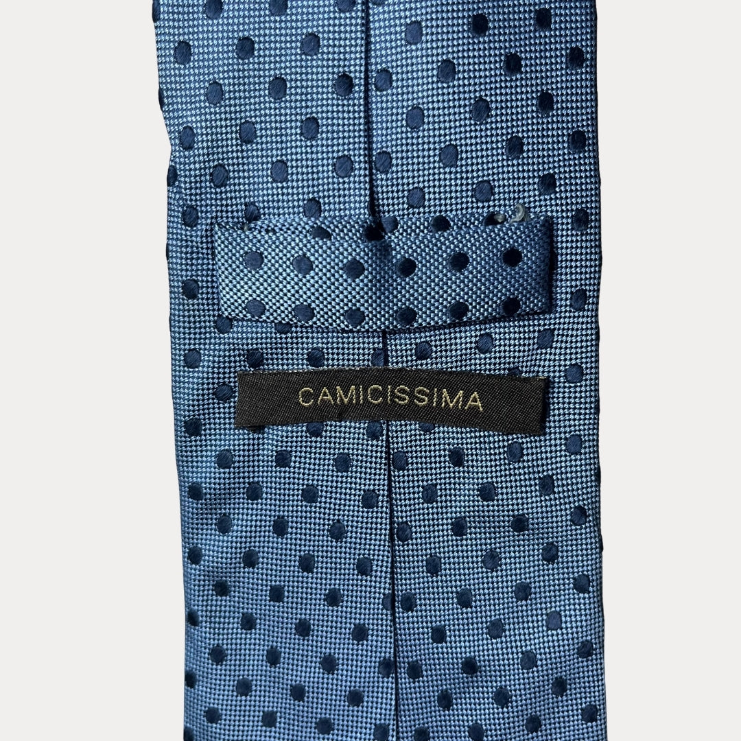 Camicissima polka dots necktie 10 cm