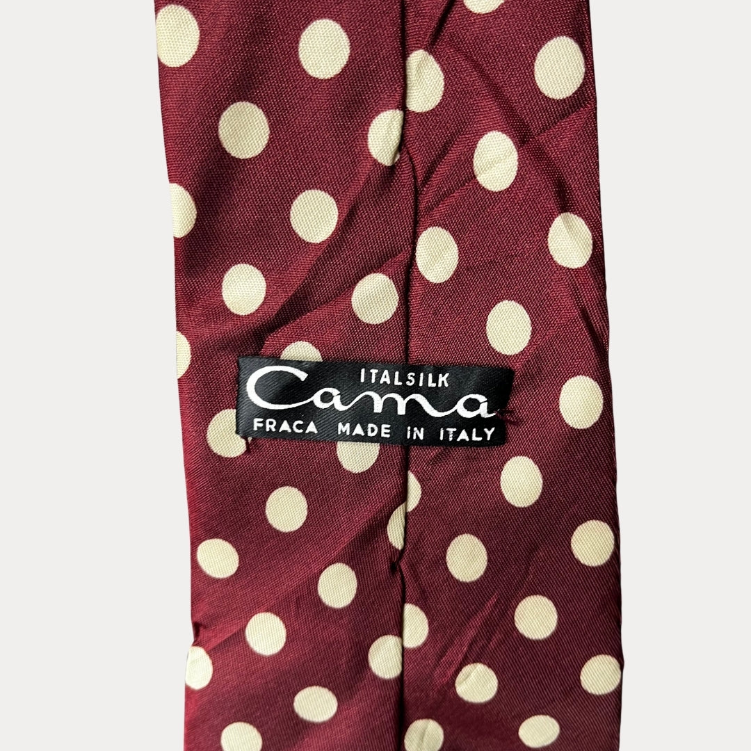 Cama polka dots necktie 10.5 cm