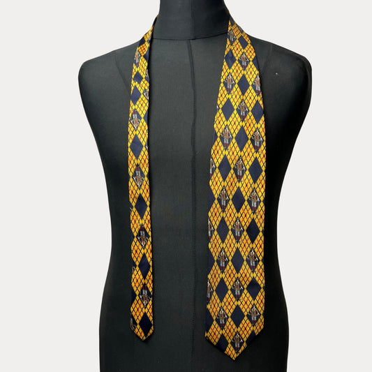 Alto equestrian argyle pattern necktie 10 cm