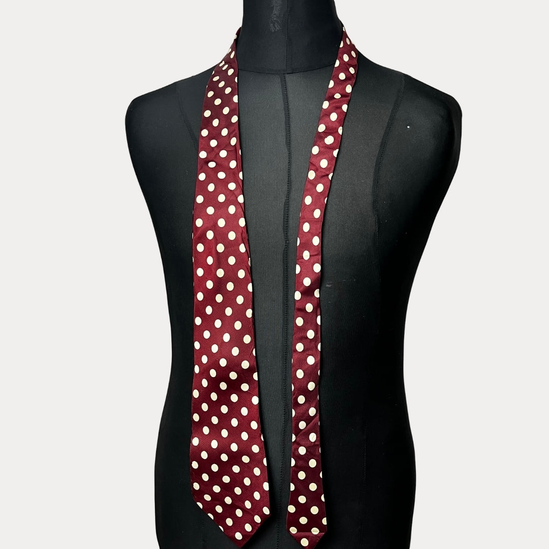 Cama polka dots necktie 10.5 cm