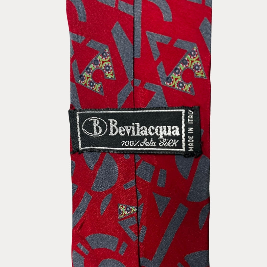 Bevilacqua silk necktie 8 cm