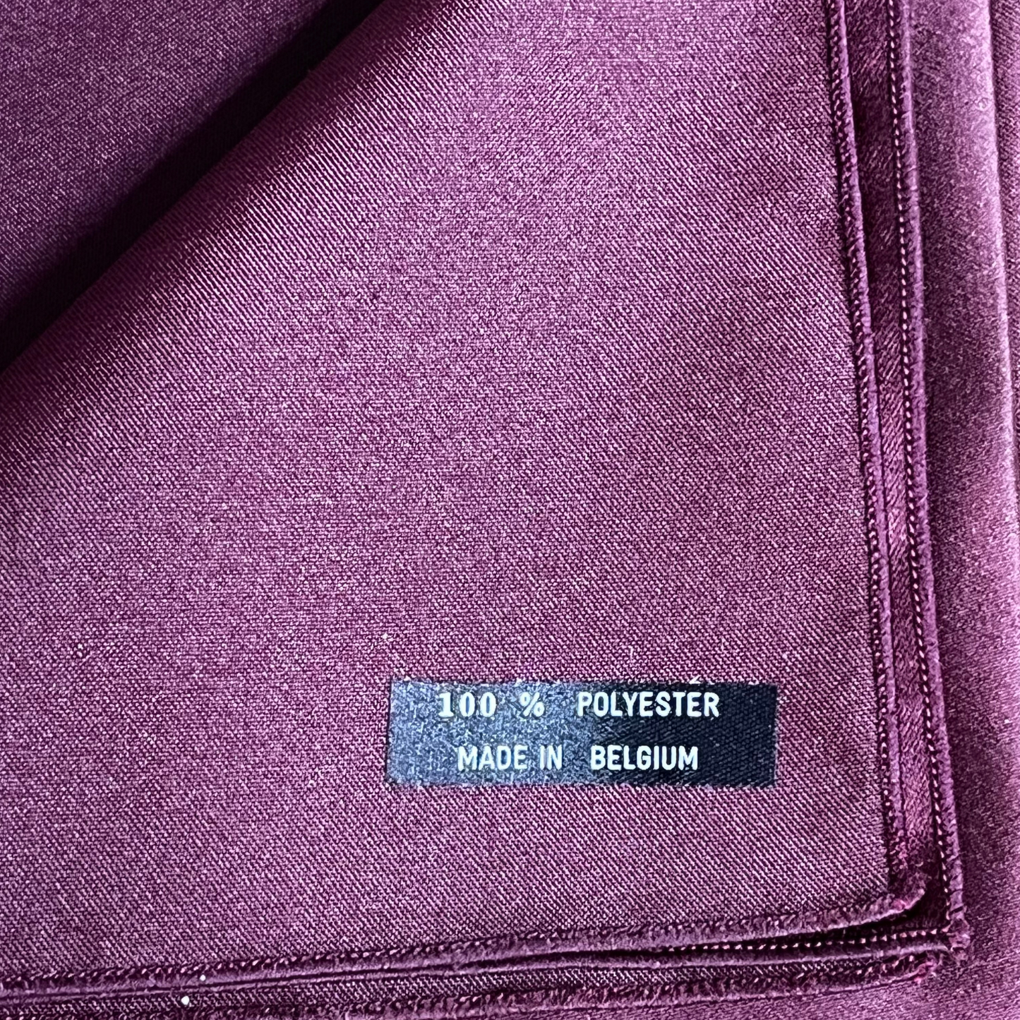 Burgundy pocket square