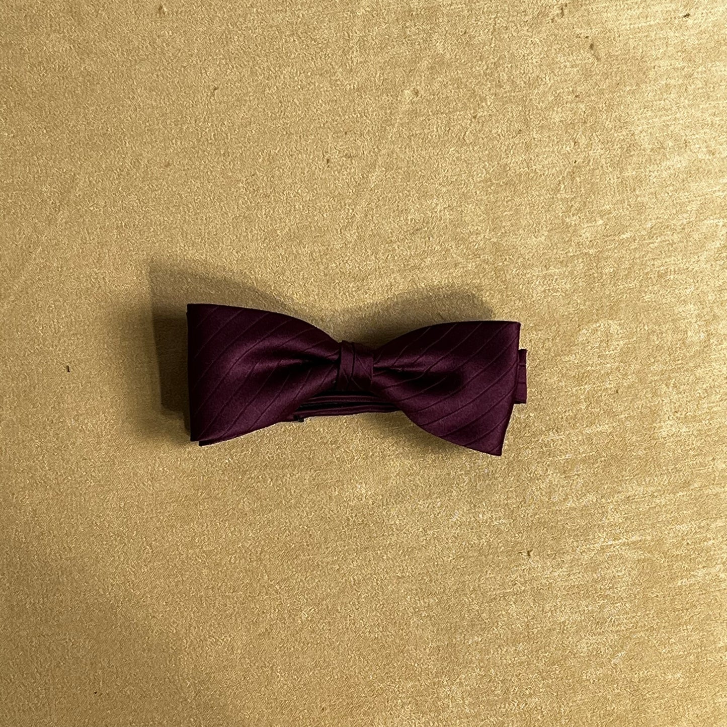 Burgundy bowtie