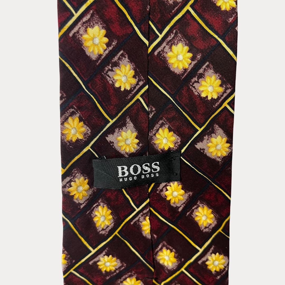 Hugo Boss silk necktie 10 cm