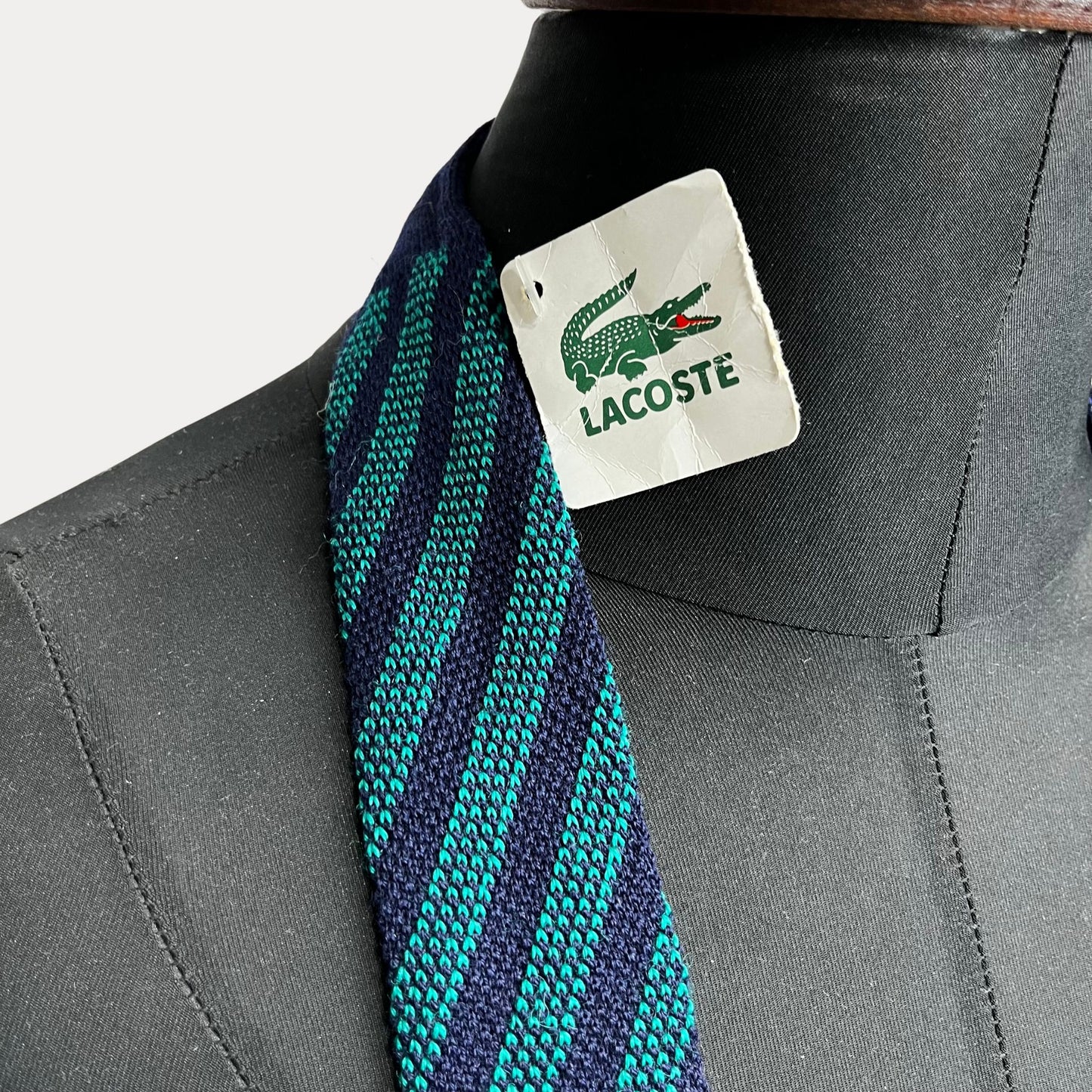 Lacoste knit square 6 cm necktie