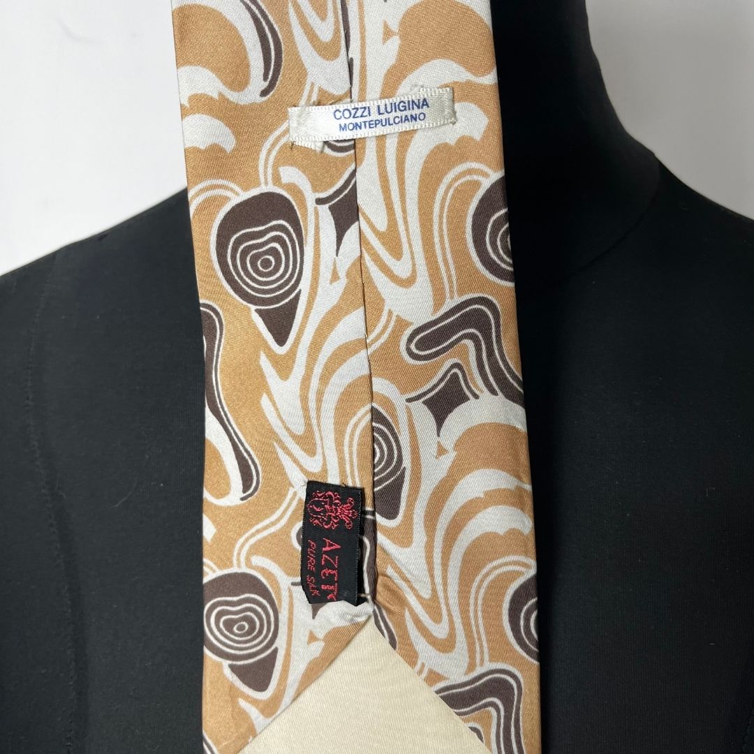 Silk necktie 10 cm