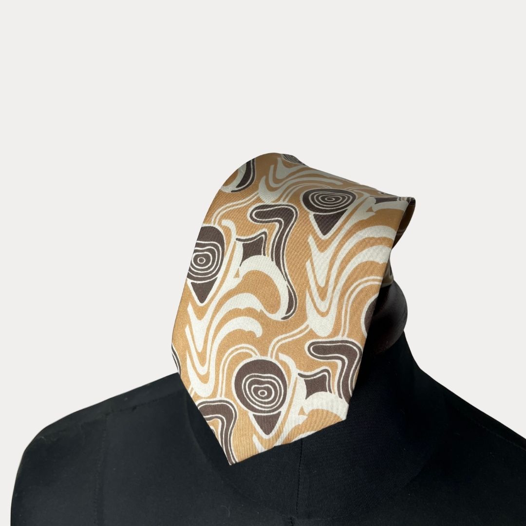 Silk necktie 10 cm