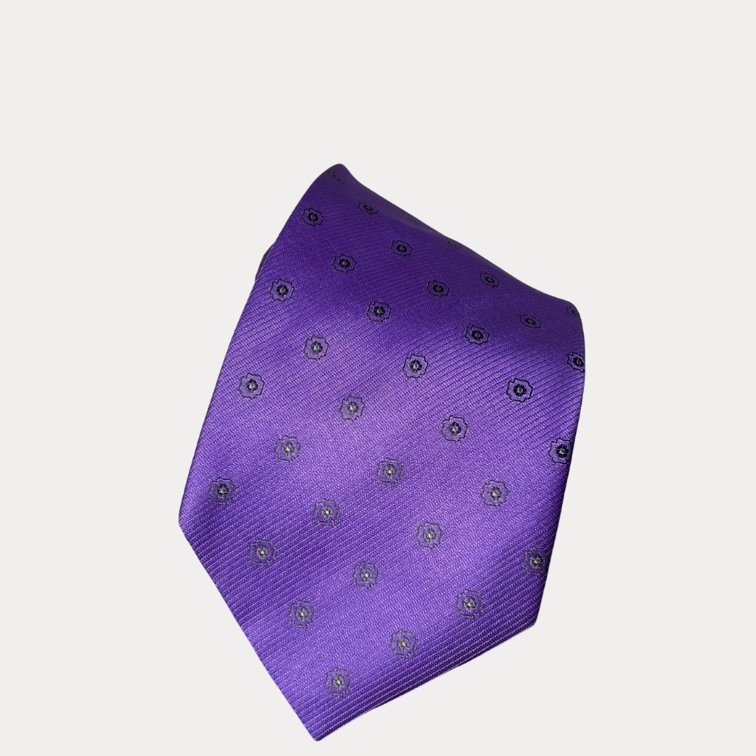 Royal Shark Purple necktie