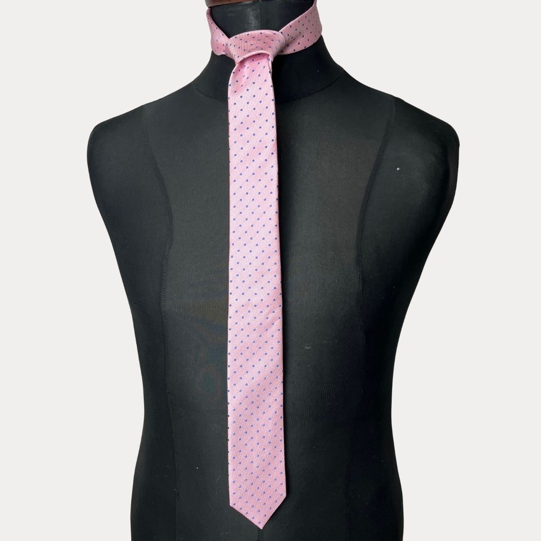 C&A polka dots necktie 6 cm