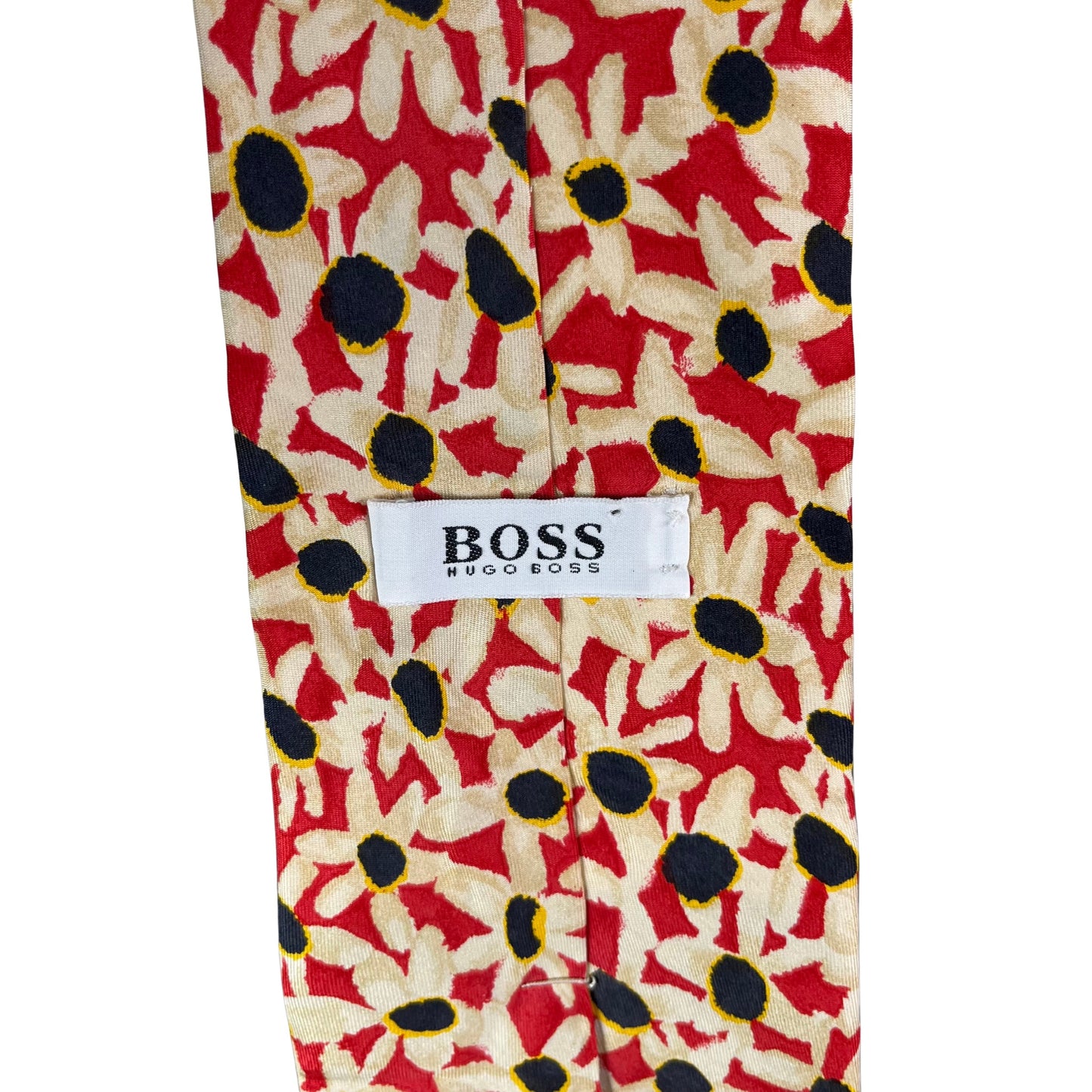 Hugo Boss floral necktie 10 cm