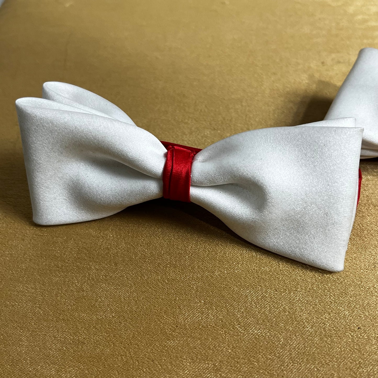 White and Red bowtie