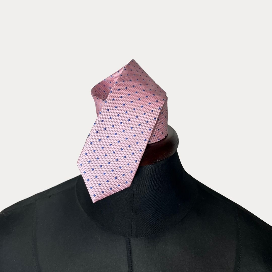 C&A polka dots necktie 6 cm