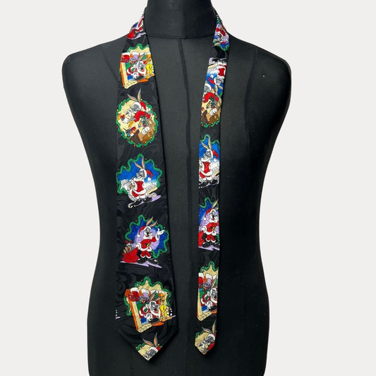 Vintage 1995 Looney Tunes necktie 10 cm