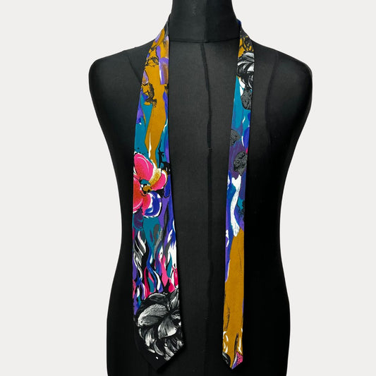 Silver City Floral Necktie