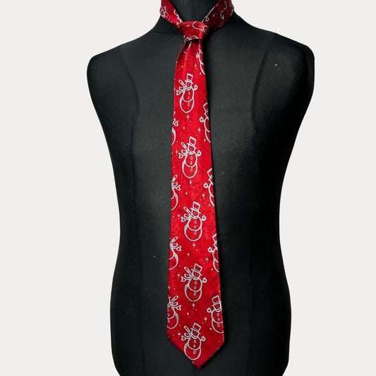 John Ashford Christmas themed necktie 9.5 cm