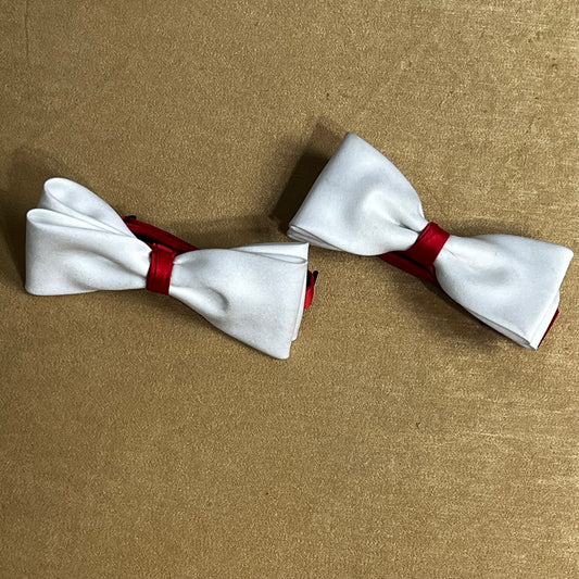 White and Red bowtie