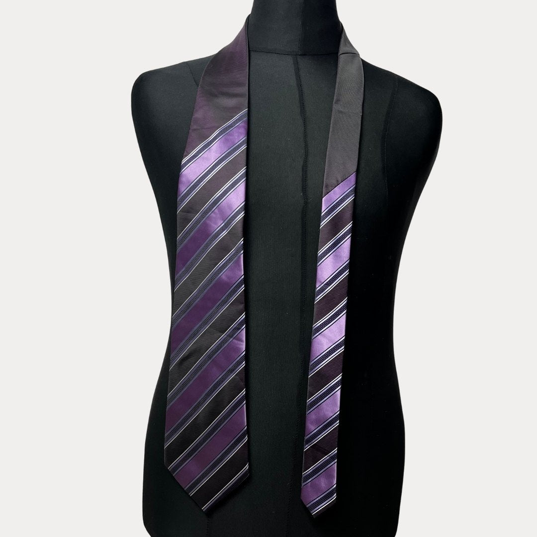 Stripped necktie