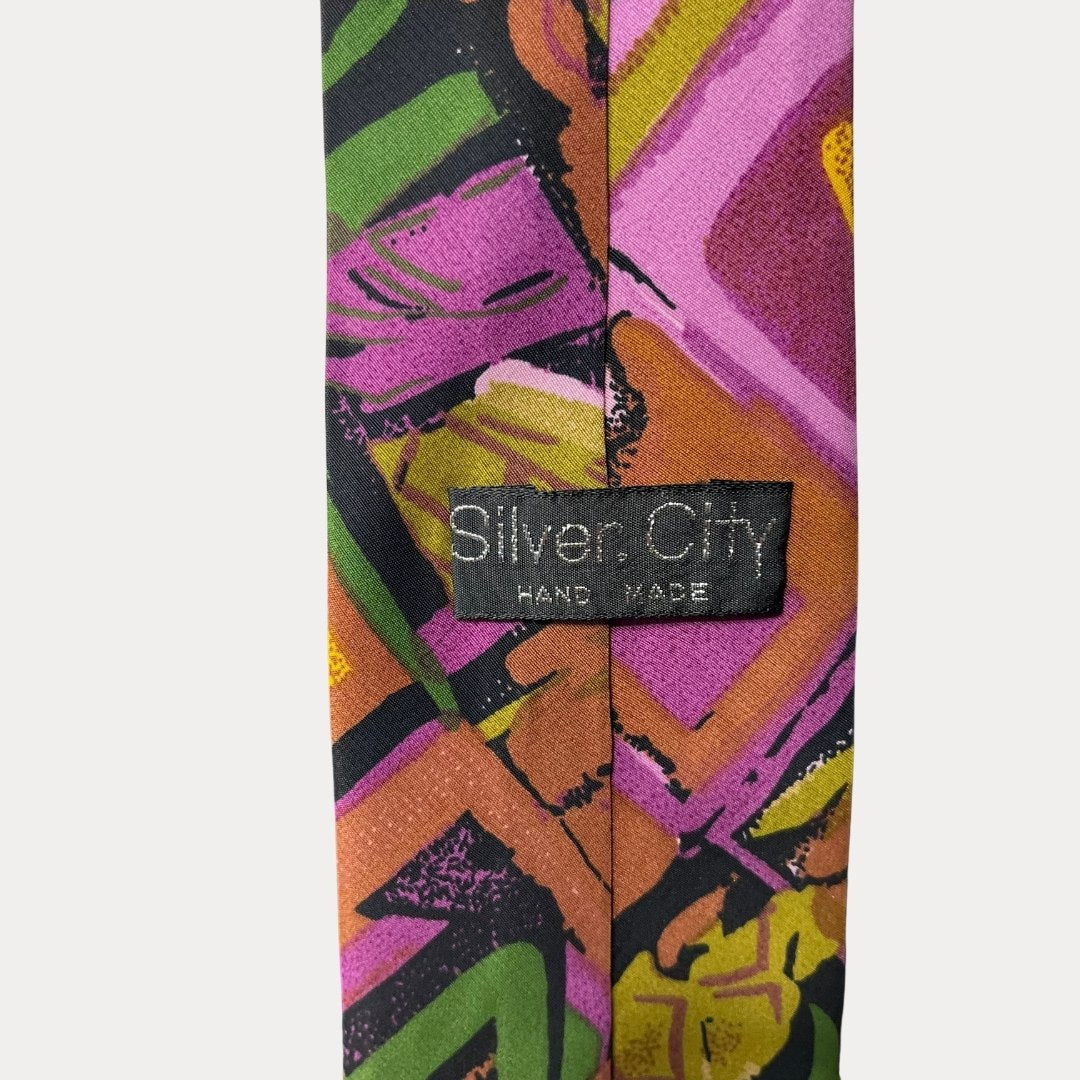 Silver City necktie 9 cm