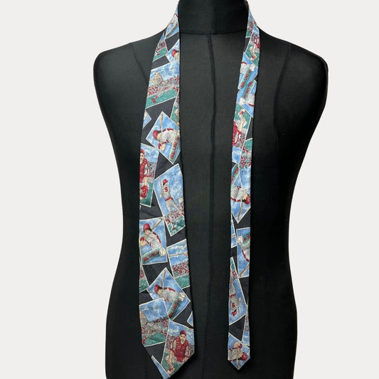 Baseball necktie