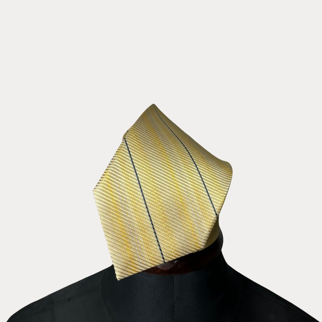 Striped necktie