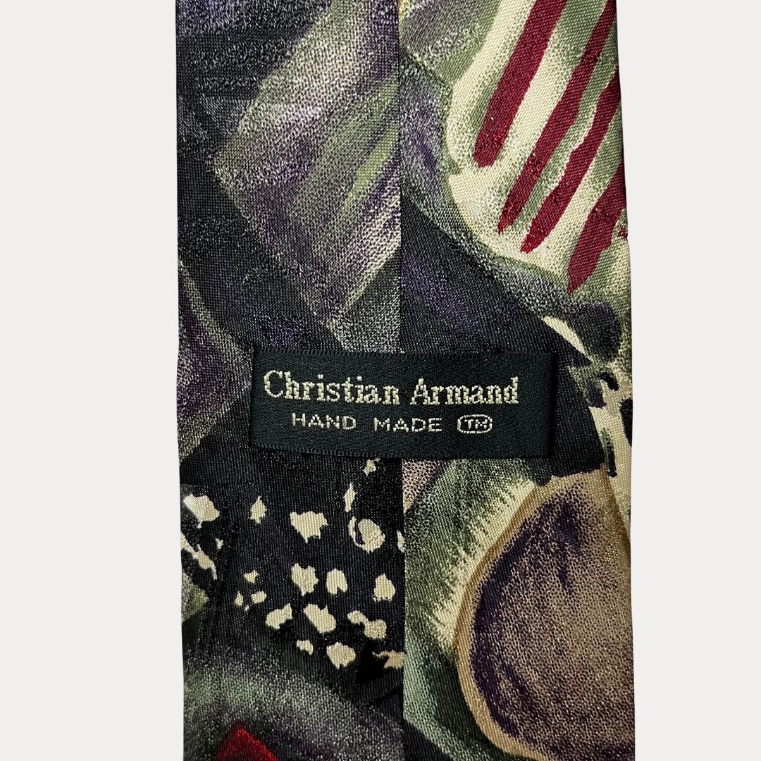 Christian Armand silk necktie