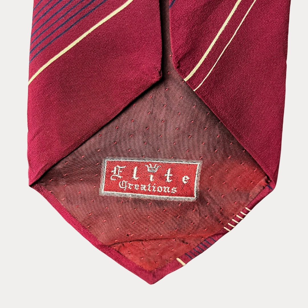 Ferri striped necktie 12 cm