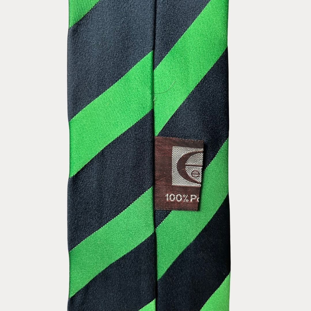 Striped necktie