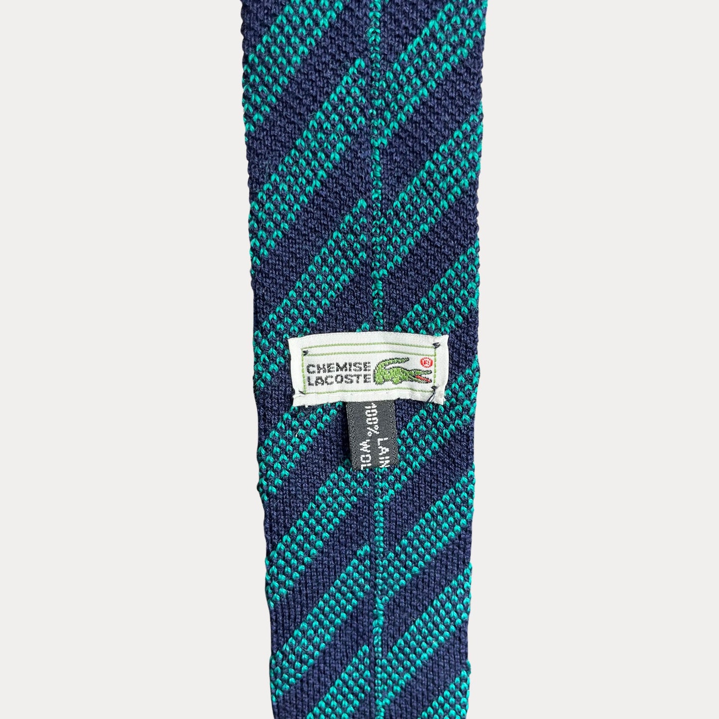 Lacoste knit square 6 cm necktie