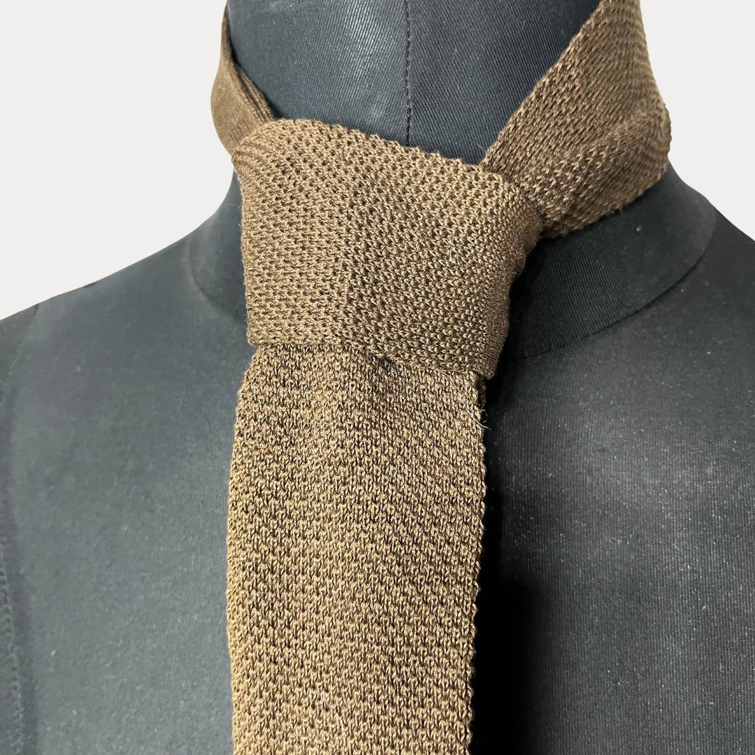 knit necktie 6 cm