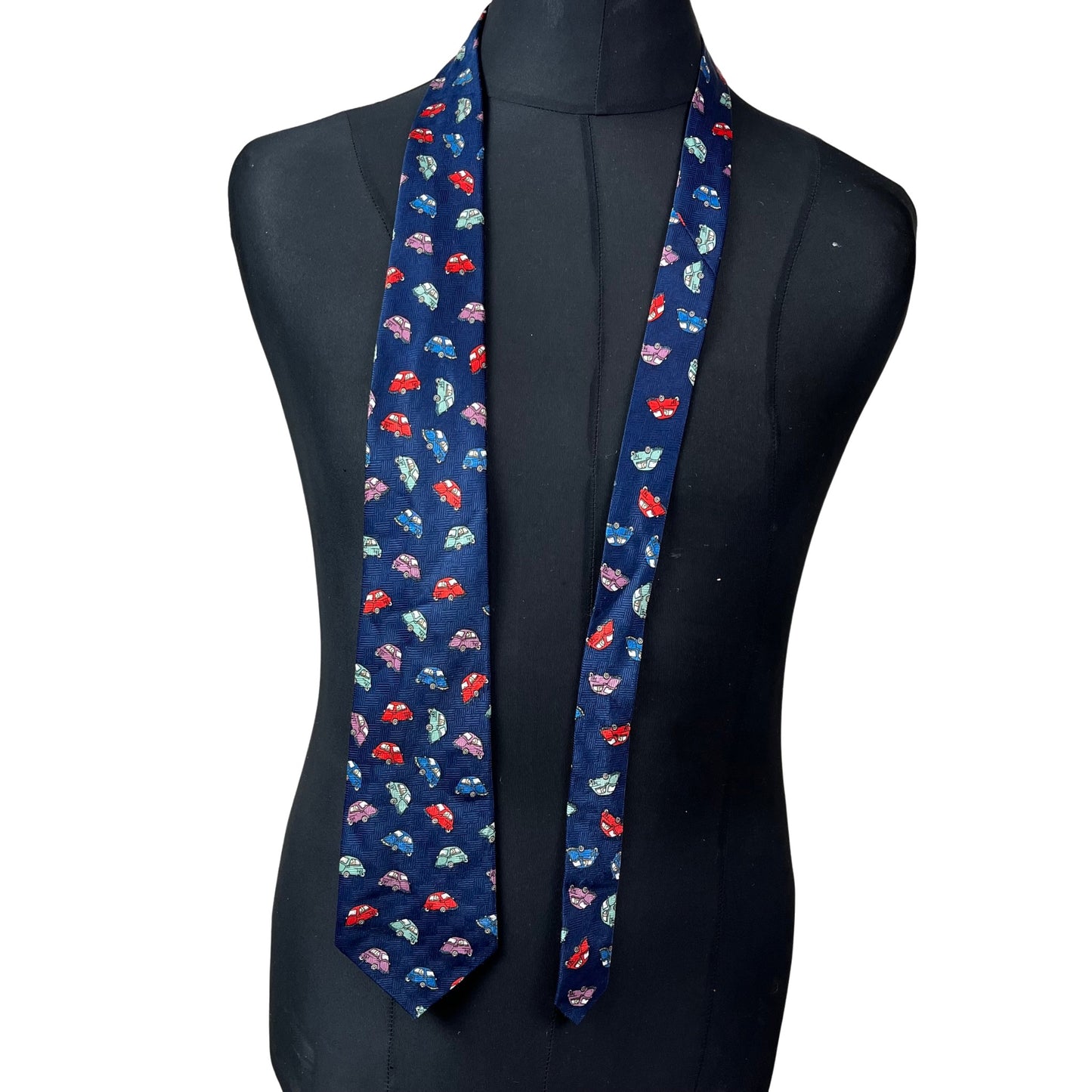 Cars necktie 9 cm